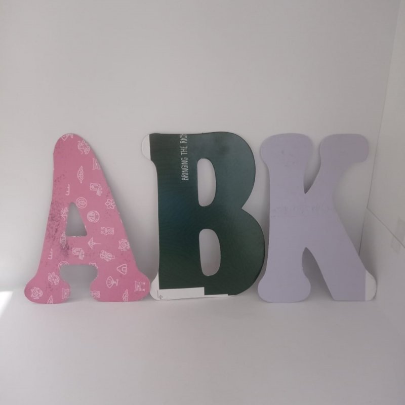 MOLDE DE LETRAS N°6