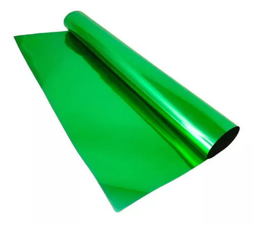 PAPEL METALICO VERDE X 1 METRO